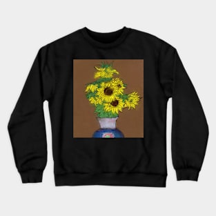 Sunflowers in a Vase Crewneck Sweatshirt